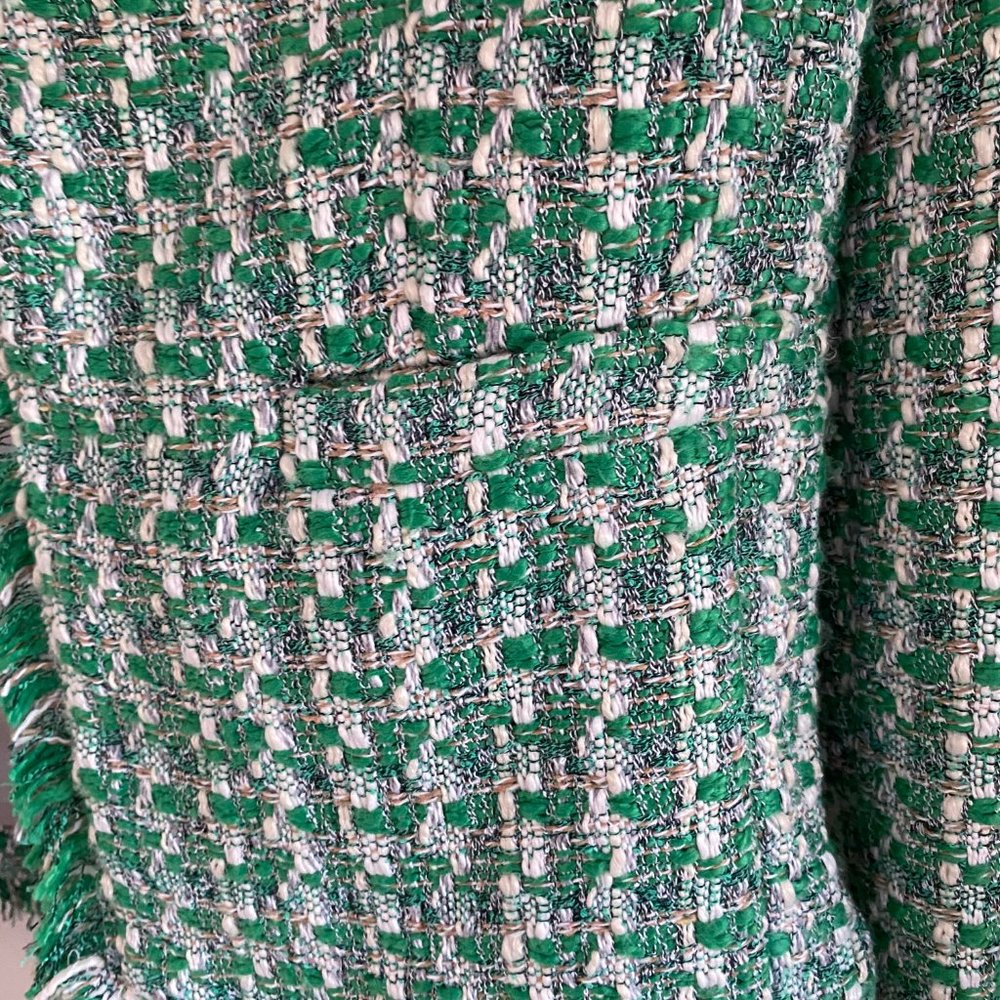 Mango Green Tweed Blazer - image 5